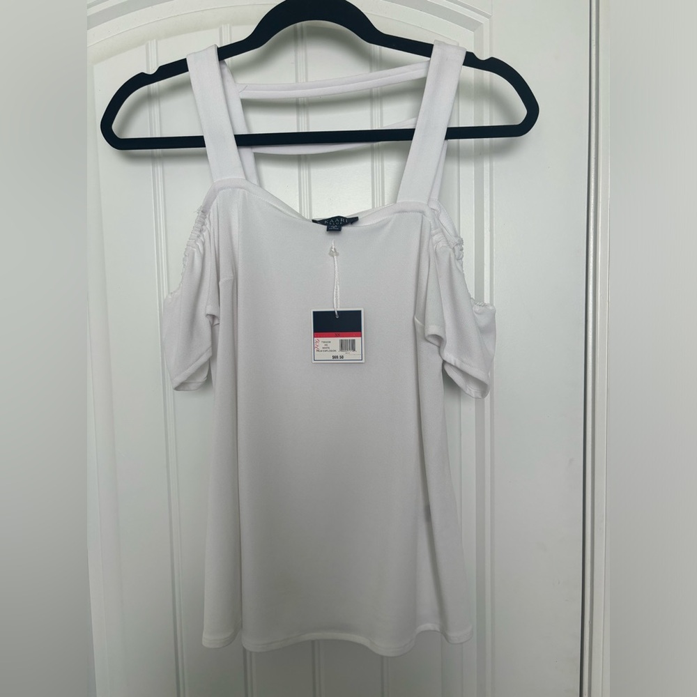 White off shoulder blouse